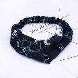 Colorful elastic hair band Wrap Plaid Knot Headband Hair band for Women bandana Girls Striped Headwear Gift hair band headband