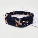 Colorful elastic hair band Wrap Plaid Knot Headband Hair band for Women bandana Girls Striped Headwear Gift hair band headband