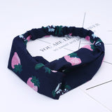Colorful elastic hair band Wrap Plaid Knot Headband Hair band for Women bandana Girls Striped Headwear Gift hair band headband