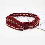 Colorful elastic hair band Wrap Plaid Knot Headband Hair band for Women bandana Girls Striped Headwear Gift hair band headband