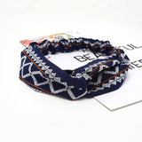 Colorful elastic hair band Wrap Plaid Knot Headband Hair band for Women bandana Girls Striped Headwear Gift hair band headband