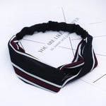 Colorful elastic hair band Wrap Plaid Knot Headband Hair band for Women bandana Girls Striped Headwear Gift hair band headband