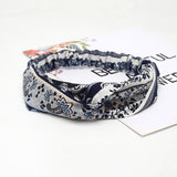 Colorful elastic hair band Wrap Plaid Knot Headband Hair band for Women bandana Girls Striped Headwear Gift hair band headband