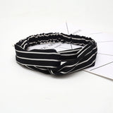 Colorful elastic hair band Wrap Plaid Knot Headband Hair band for Women bandana Girls Striped Headwear Gift hair band headband