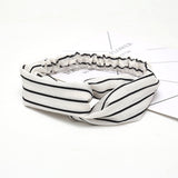 Colorful elastic hair band Wrap Plaid Knot Headband Hair band for Women bandana Girls Striped Headwear Gift hair band headband