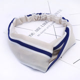 Colorful elastic hair band Wrap Plaid Knot Headband Hair band for Women bandana Girls Striped Headwear Gift hair band headband