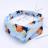 Colorful elastic hair band Wrap Plaid Knot Headband Hair band for Women bandana Girls Striped Headwear Gift hair band headband