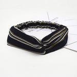 Colorful elastic hair band Wrap Plaid Knot Headband Hair band for Women bandana Girls Striped Headwear Gift hair band headband