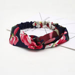 Colorful elastic hair band Wrap Plaid Knot Headband Hair band for Women bandana Girls Striped Headwear Gift hair band headband