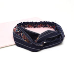 Colorful elastic hair band Wrap Plaid Knot Headband Hair band for Women bandana Girls Striped Headwear Gift hair band headband