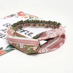 Colorful elastic hair band Wrap Plaid Knot Headband Hair band for Women bandana Girls Striped Headwear Gift hair band headband