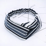 Colorful elastic hair band Wrap Plaid Knot Headband Hair band for Women bandana Girls Striped Headwear Gift hair band headband