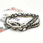 Colorful elastic hair band Wrap Plaid Knot Headband Hair band for Women bandana Girls Striped Headwear Gift hair band headband