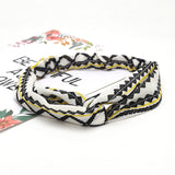 Colorful elastic hair band Wrap Plaid Knot Headband Hair band for Women bandana Girls Striped Headwear Gift hair band headband