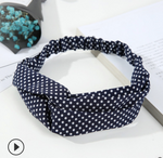 Elastic cross sports hair band ladies Korean headband headband elastic face wash hair accessories