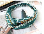 Elastic cross sports hair band ladies Korean headband headband elastic face wash hair accessories