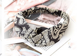Elastic cross sports hair band ladies Korean headband headband elastic face wash hair accessories