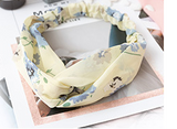 Elastic cross sports hair band ladies Korean headband headband elastic face wash hair accessories