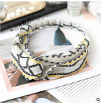 Elastic cross sports hair band ladies Korean headband headband elastic face wash hair accessories