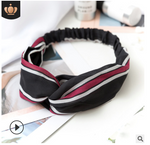Elastic cross sports hair band ladies Korean headband headband elastic face wash hair accessories