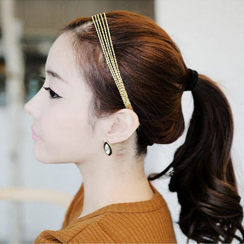 Women Tassels Head Chain Jewelry Headband Party Headpiece Hair Band