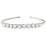 Women's Wedding Bridal Pearls Rhinestone Hair Band Headband Tiara Headdress