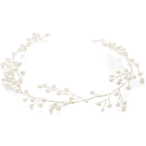 Bridal Hairband Pearls Hair Band Headpiece Headwear Wedding Accessories