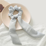 Newly Vintage Women stripe Hair Scarf Bowknot Streamers Scrunchies Ponytail Holder Girls Summer Headbands Elastic Hair band