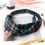 Women  Headband Vintage Cross Knot Elastic Hair Bands Soft Solid Girls Hairband Hair Accessories
