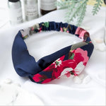Women  Headband Vintage Cross Knot Elastic Hair Bands Soft Solid Girls Hairband Hair Accessories