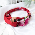 Women  Headband Vintage Cross Knot Elastic Hair Bands Soft Solid Girls Hairband Hair Accessories