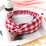 Women  Headband Vintage Cross Knot Elastic Hair Bands Soft Solid Girls Hairband Hair Accessories