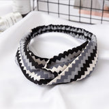 Women  Headband Vintage Cross Knot Elastic Hair Bands Soft Solid Girls Hairband Hair Accessories