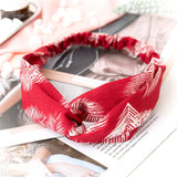 Women  Headband Vintage Cross Knot Elastic Hair Bands Soft Solid Girls Hairband Hair Accessories