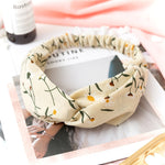 Women  Headband Vintage Cross Knot Elastic Hair Bands Soft Solid Girls Hairband Hair Accessories