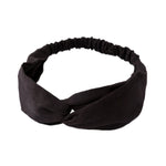 Women  Headband Vintage Cross Knot Elastic Hair Bands Soft Solid Girls Hairband Hair Accessories