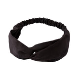 Women  Headband Vintage Cross Knot Elastic Hair Bands Soft Solid Girls Hairband Hair Accessories